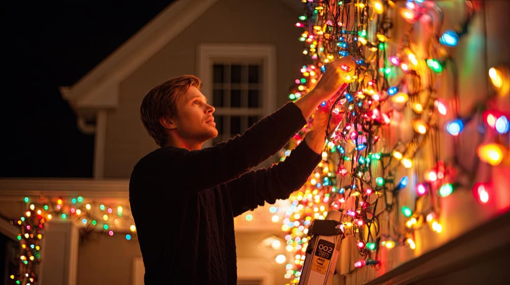 Christmas Light Installation